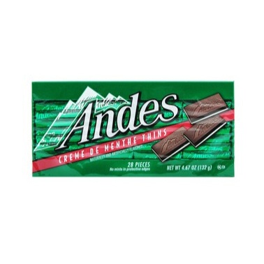 Andes Thins Chocolate.